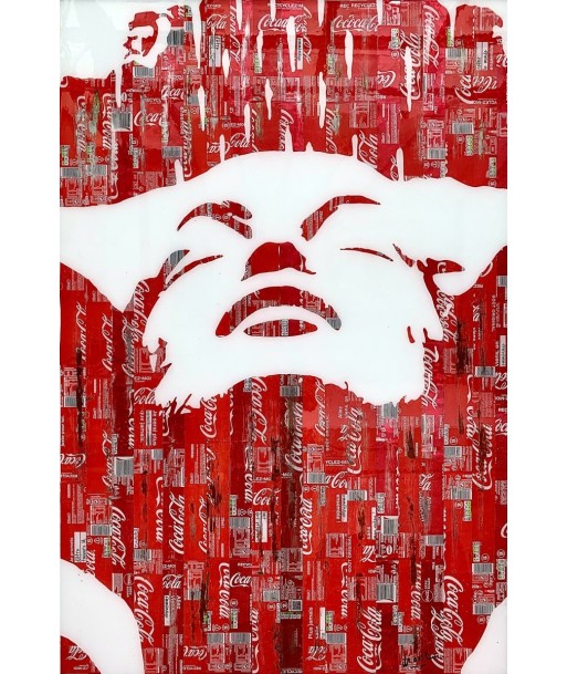 MaxL - Cascade (tableau, collage coca + résine) de la marque