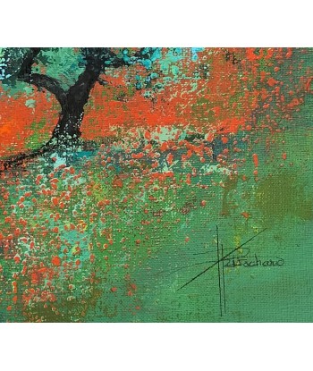 RITSCHARD Patricia - Les coquelicots 2, tableau, Acrylique et encre sur toile de votre