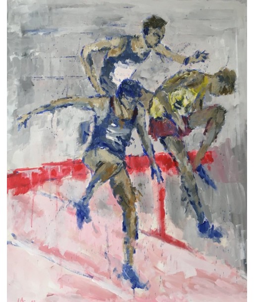 LANZI  Arno : Athletisme 4 (Tableau, acrylique sur toile) vous aussi creer 