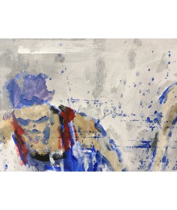 LANZI  Arno : Athletisme 5 (Tableau, acrylique sur toile) paiement sécurisé