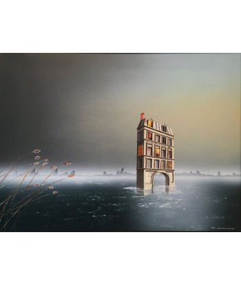 VAN QUICKENBORNE Thierry  - Seul (tableau, Acrylique et Huile / toile) outlet