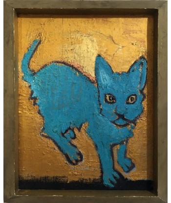 HANNIBAL Jiri - Chatte bleue (Peinture, Huile / toile) l'évolution des habitudes 