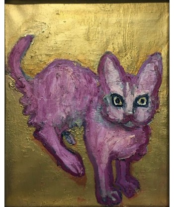 HANNIBAL Jiri  - Chatte rose (Peinture, Huile / toile) plus qu'un jeu 