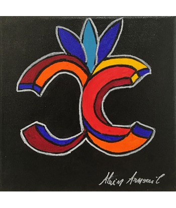 ARNOUIL Alain - Série Lettrage - C (Peinture, Acrylique / toile) du meilleur 