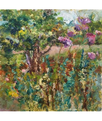 Ellen GEERTS : Jardin 2 - Rosmarin (Tableau, huile sur bois) solde