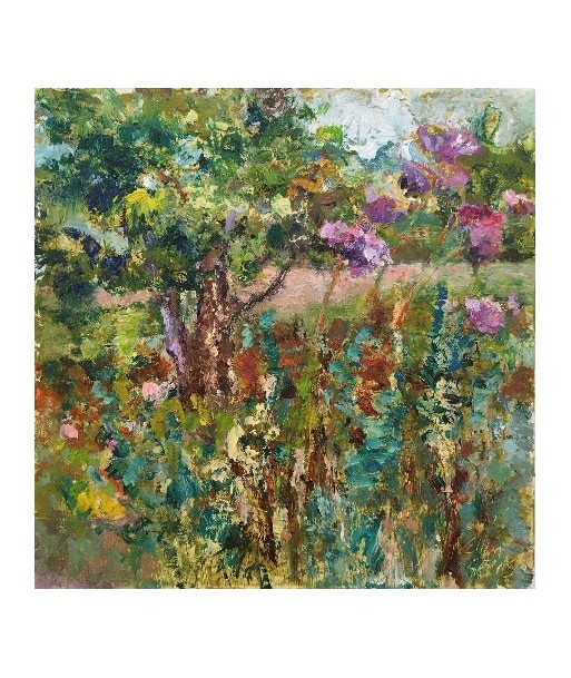 Ellen GEERTS : Jardin 2 - Rosmarin (Tableau, huile sur bois) solde