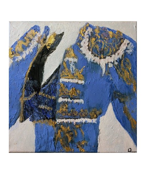 COLOMÈS Didier - Toréador bleu (tableau, huile / toile) Venez acheter