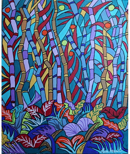 ARNOUIL Alain - Jungle (tableau, peinture Acrylique / toile) pas cher 