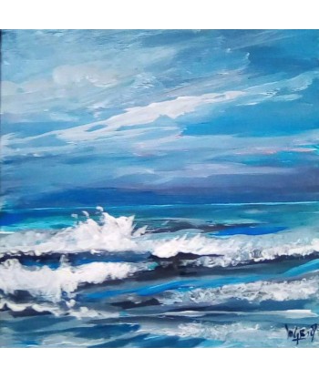 INGRID - Marine 3 (tableau, Acrylique / toile) pour bénéficier 