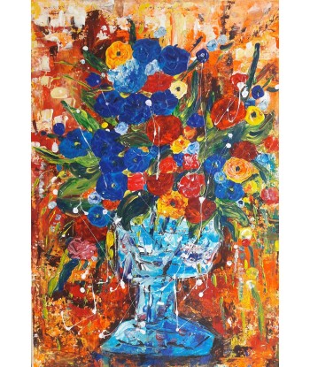 GUERRY Christiane - Symphonie de couleurs (tableau, Acrylique  / toile) prix pour 