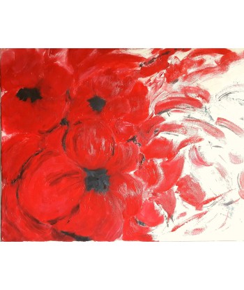 GUERRY Christiane - Flora (tableau, Acrylique  / toile) Pour