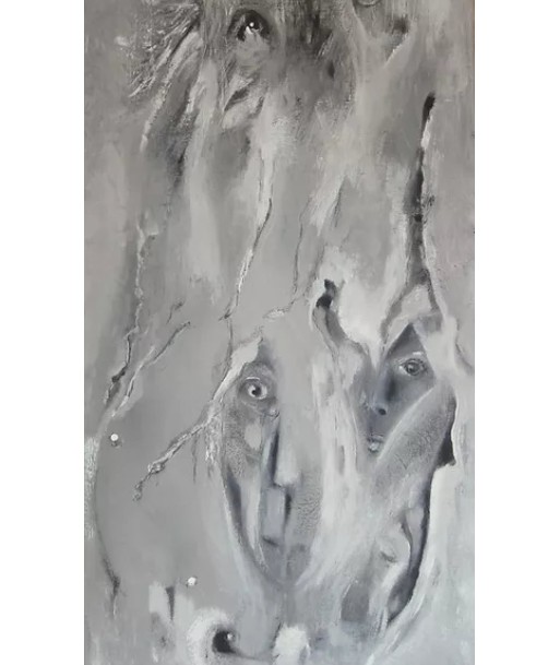 MIZ - Déchirements  (tableau, Acrylique / toile) outlet