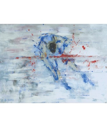 LANZI  Arno : Olympiades 6 (Tableau, acrylique sur toile) Voir les baskets