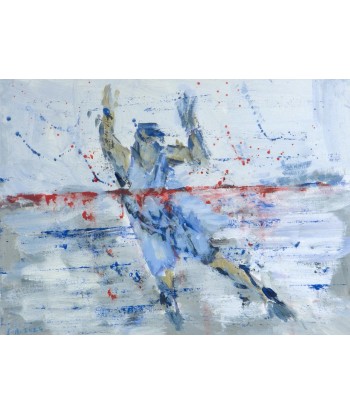 LANZI  Arno : Olympiades 7 (Tableau, acrylique sur toile) l'évolution des habitudes 