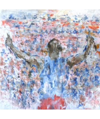 LANZI  Arno : Olympiades 18 (Tableau, acrylique sur toile) Voir les baskets