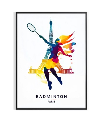 Affiche Badminton 2 Paris sur le site 