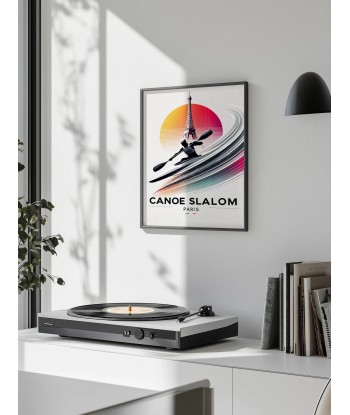 Affiche Slalom Canoë Paris Livraison rapide