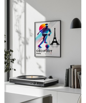 Affiche Cécifoot Paris acheter