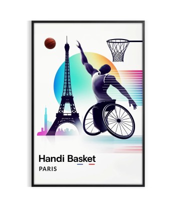 Affiche Handi Basket Paris d'Europe débarque