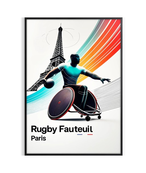 Affiche Rugby Fauteuil Paris de l' environnement