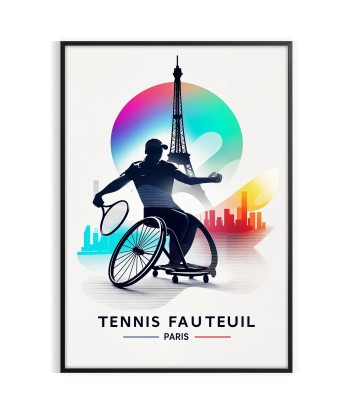 Affiche Fauteuil de Tennis Paris une grave pollution 