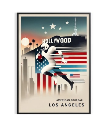 Affiche Football Américain Los Angeles vous aussi creer 