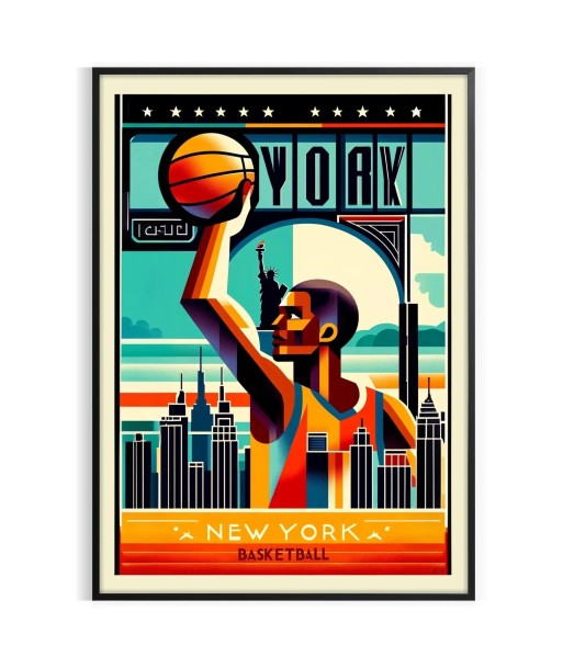 Affiche Basket New York 2 Comparez et commandez 