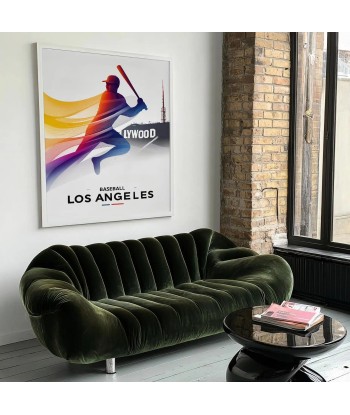 Affiche Baseball Los Angeles soldes