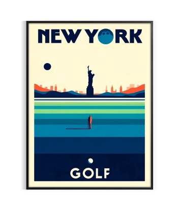 Affiche Golf New York 2 Dans la société mordern