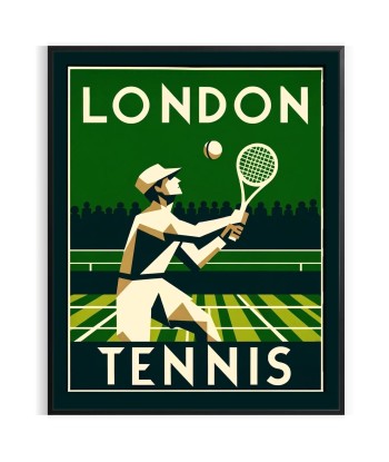 Affiche Du Tournoi Tennis Londres 7 en linge