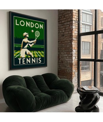 Affiche Du Tournoi Tennis Londres 7 en linge