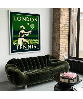 Affiche Du Tournoi Tennis Londres 7 en linge