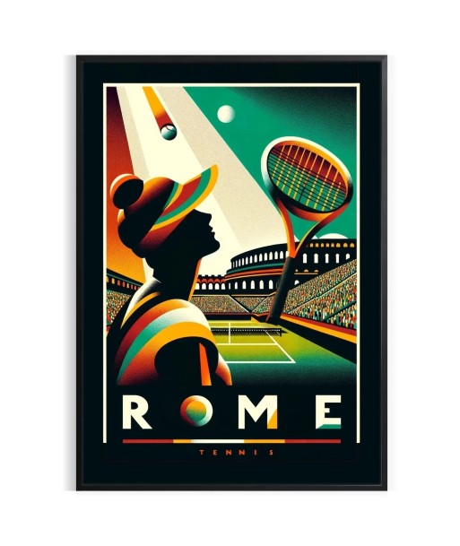 Affiche de Rome Tennis 4 livraison gratuite