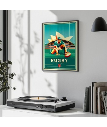 Affiche Rugby Sydney Amélioration de cerveau avec