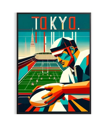 Affiche Rugby Tokyo destockage