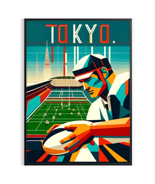 Affiche Rugby Tokyo destockage